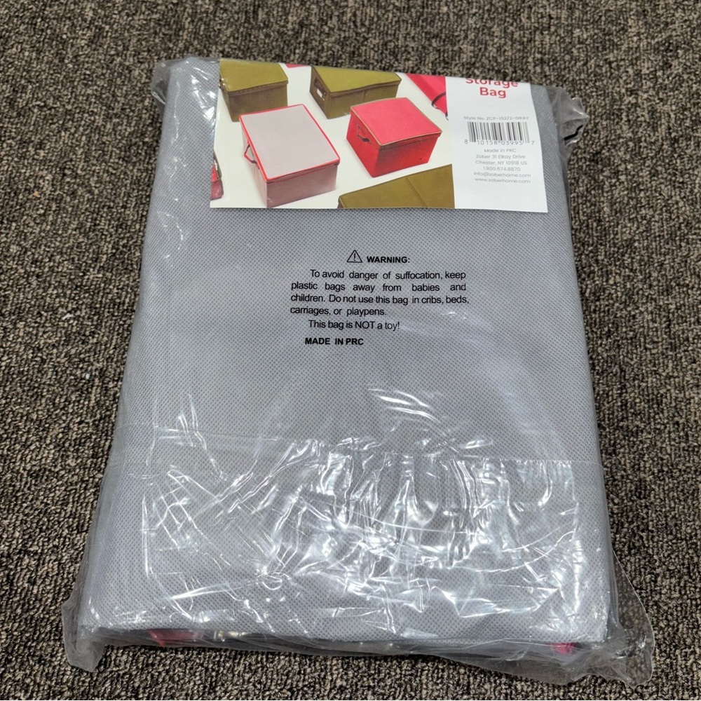 Christmas Wreath Storage Bag 36" (2 Pack) - Breathable Non-Woven Fabric Storage - Picture 9 of 9